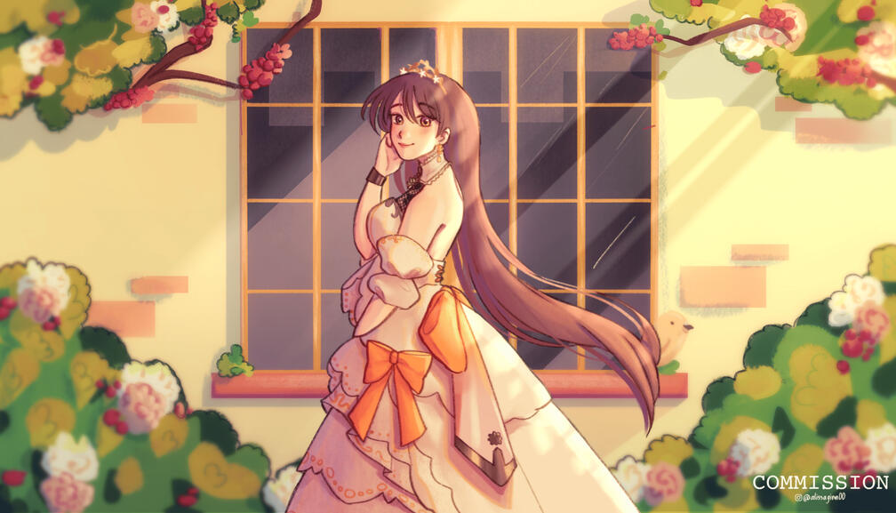 ↑ Spring princess Illustration by AlissaGinn